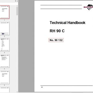 CAT Hydraulic Shovel 6018 FS RH90C 90132 Service Manual BI647526 1