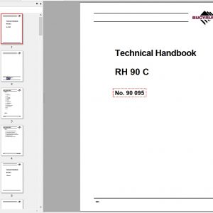 CAT Hydraulic Shovel 6018 RH90C 90095 Service Manual BI647489 1