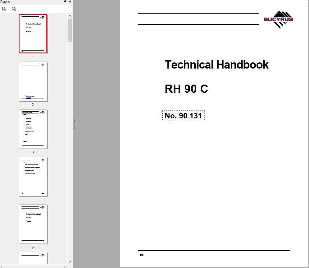 CAT Hydraulic Shovel 6018 RH90C 90131 Service Manual BI647525 1
