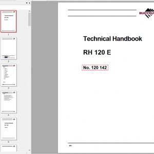 CAT Hydraulic Shovel 6030 RH120E 120142 Service Manual BI647707 1
