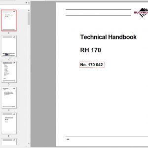 CAT Hydraulic Shovel 6040 RH170 170042 Service Manual BI647868 1