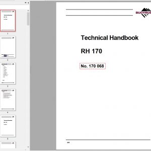 CAT Hydraulic Shovel 6040 RH170 170068 Service Manual BI647894 1