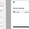 CAT Hydraulic Shovel 6040 RH170 170125 Service Manual BI647951 2013 1