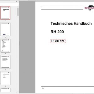 CAT Hydraulic Shovel 6050 FS RH200 200125 Service Manual BI647211 DE 1