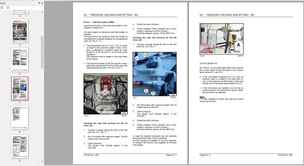 CAT Hydraulic Shovel 6050 RH200 200110 Service Manual BI648004 3