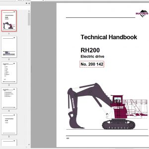 CAT Hydraulic Shovel 6050 RH200 200142 Service Manual BI648036 2010 1