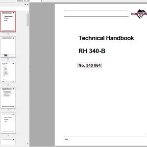 CAT Hydraulic Shovel 6060 FS RH340B 340064 Service Manual BI648130 1