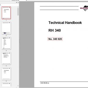 CAT Hydraulic Shovel 6060 RH340 340020 Service Manuals BI648086 1