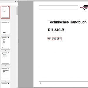 CAT Hydraulic Shovel 6060 RH340B 340057 Service Manual BI647274 DE 1