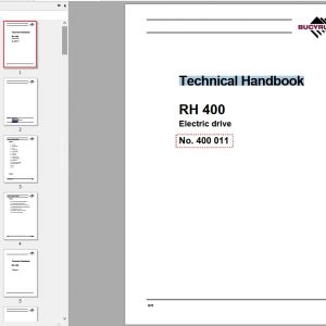 CAT Hydraulic Shovel 6090 FS RH400 400011 Service Manual BI648254 1