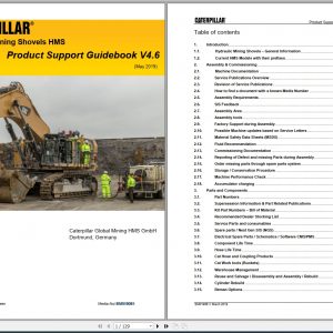 CAT Hydraulic Shovel 6090 FS V4.6 Product Support Guidebook EM019081 2019 1