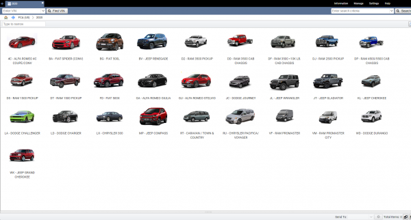 Chrysler Fiat FCA EPC5 International 08.2021 Spare Parts Catalog New DVD 5 1