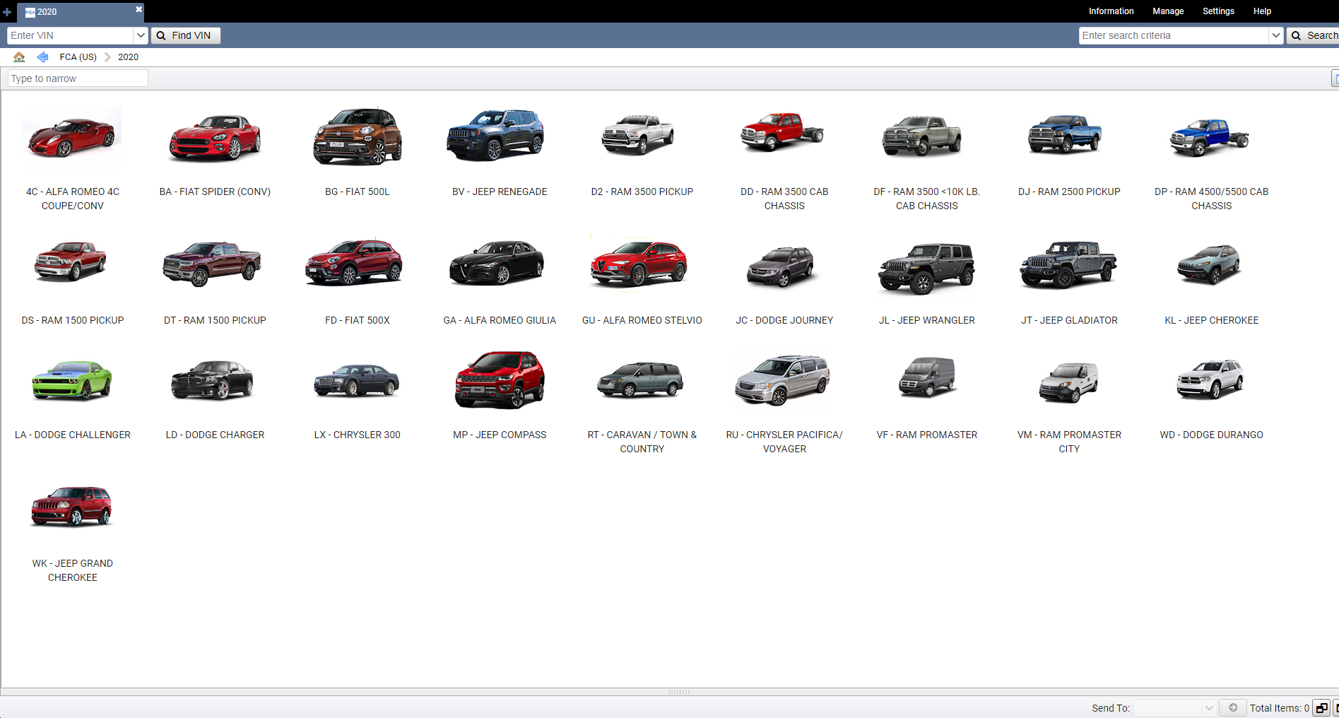 Chrysler Fiat FCA EPC5 International 08.2021 Spare Parts Catalog New DVD 5