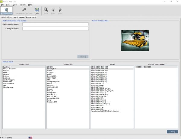 Claas Parts Doc 2.2 10.2021 Agricultural Updated 697 EPC Spare Parts Catalog DVD 2