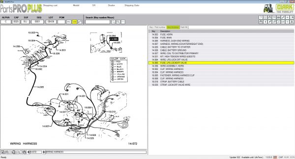 Clark ForkLift Parts Pro Plus v522 10.2021 Spare Parts Catalog DVD 3