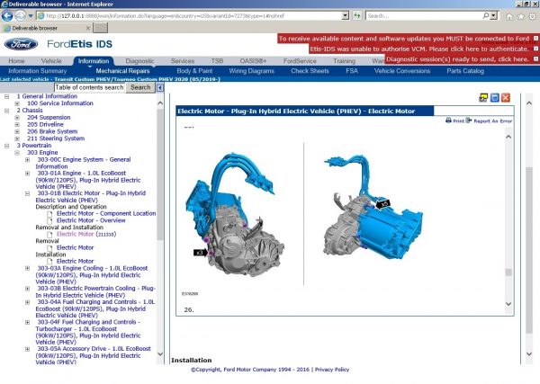 Ford Etis Offline 2021 09 VmWare Repair Manuals 3