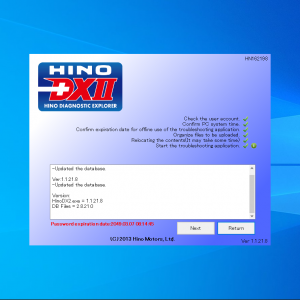 HINO Diagnostic eXplorer DX2 1.1.21.8 08.2021 Diagnostic Software 14e3cfb49f92a6055
