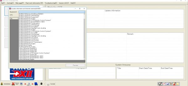 HINO Diagnostic eXplorer DX2 10.2015 Trouble Shooting Data Location Information Schematic 6