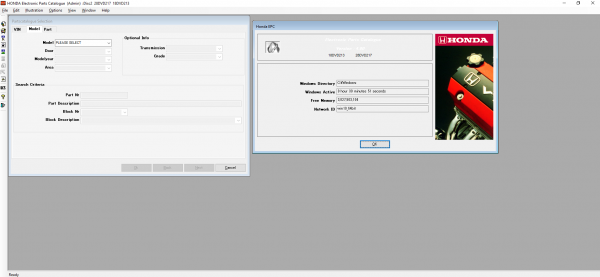 HONDA EPC GENERAL 10.2021 SPARE PARTS CATALOG DVD 1