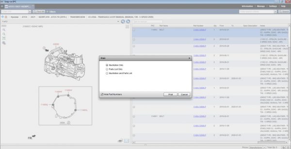 HYUNDAI GLOBAL Snap On EPC 09.2021 Spare Parts Catalog 5