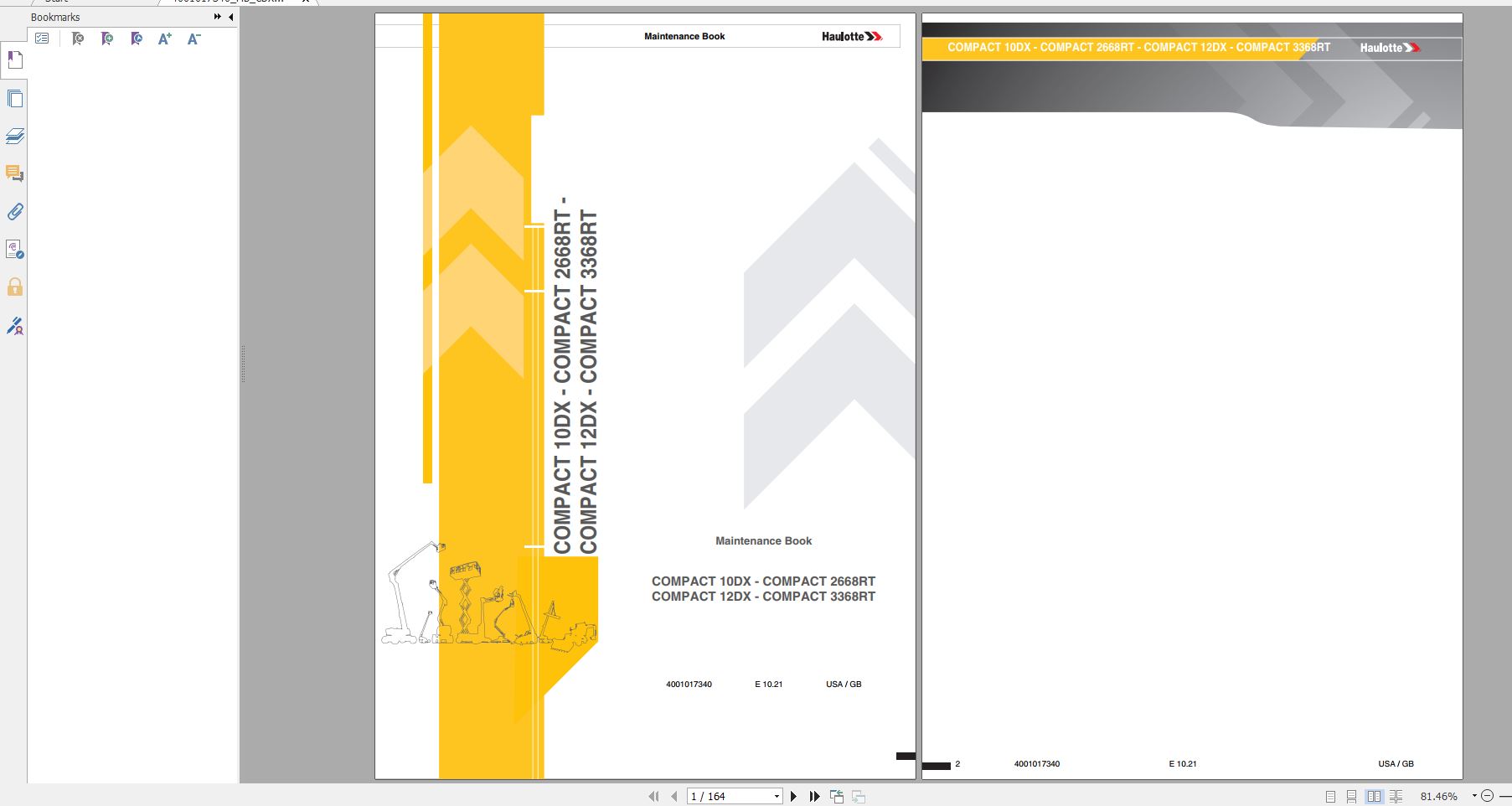 Haulotte Diesel Scissor Lifts COMPACT 10DX COMPACT 2668RT COMPACT 12DX COMPACT 3368RT 1 1