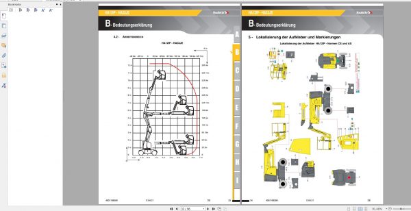 Haulotte Electric Articulating Booms HA12IP HA33JE Operator Manual 04.2021 DE 2