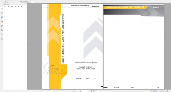 Haulotte Electric Articulating Booms HA20LE HA61LE HA20LE PRO HA61LE PRO Maintenance Manual 06.2021 DE 1