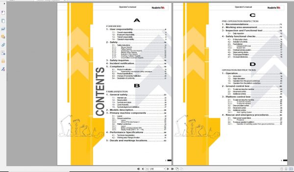 Haulotte Electric Articulating Booms SIGMA 16 SIGMA 46 SIGMA 16 PRO SIGMA 46 PRO Operator Manual 03 1