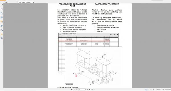 Haulotte Electric Articulating Booms SIGMA 16 SIGMA 46 SIGMA 16 PRO SIGMA 46 PRO Spare Part 1