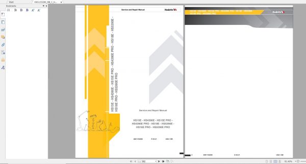 Haulotte Electric Scissor Lifts HS15E HS15E PRO HS18E HS18E PRO Service and Repair Manual 03.2021 EN 1