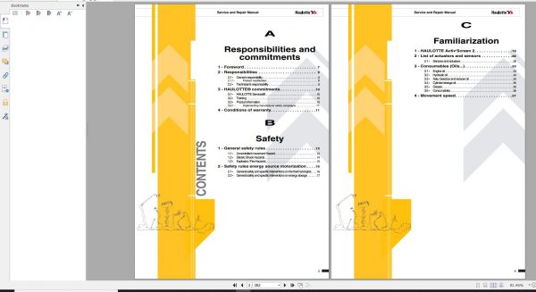 Haulotte Electric Scissor Lifts HS15E HS15E PRO HS18E HS18E PRO Service and Repair Manual 03.2021 EN 2