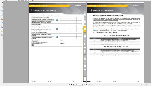 Haulotte Push Arounds QUICK UP 8 9 11 12 14 Operator Manual 05.2021 DE 2