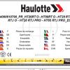 Haulotte Telescopic Booms HT26RT O HT80RT O HT28RTJ O HT85RTJ O HT28RTJ PRO HT85RTJ PRO HT8 1