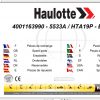 Haulotte Telescopic Booms HTA19P 5533A Spare Parts Catalog 03.2021 EN DE 1