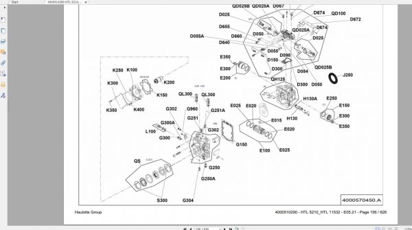 Haulotte Telescopic Booms HTL5210 HTL11532 Spare Parts Catalog 06.2021 EN DE 2