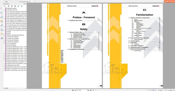 Haulotte Vertical Masts STAR 6P AE STAR 13P AE Maintenance Book 07.2021 EN 2