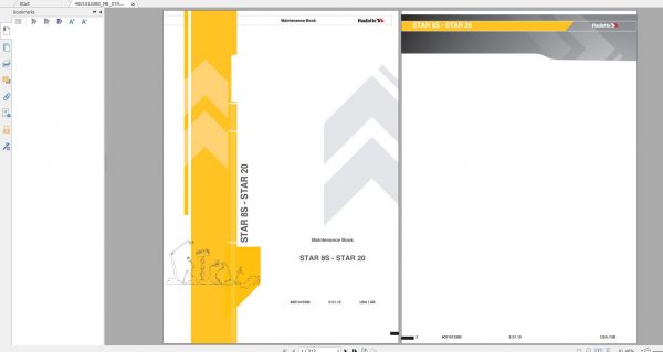 Haulotte Vertical Masts STAR 8S AC STAR 20 AC Maintenance Book 01.2019 EN 1