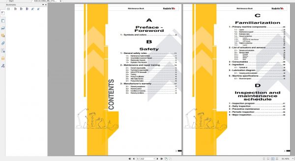 Haulotte Vertical Masts STAR 8S AC STAR 20 AC Maintenance Book 01.2019 EN 2