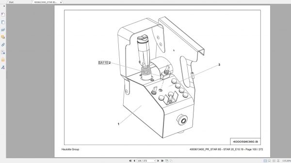 Haulotte Vertical Masts STAR 8S AC STAR 20 AC Spare Parts Catalog 10.2019 EN DE 2
