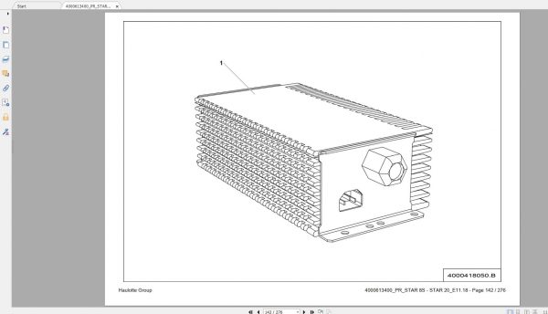 Haulotte Vertical Masts STAR 8S AC STAR 20 AC Spare Parts Catalog 11.2018 EN DE 2