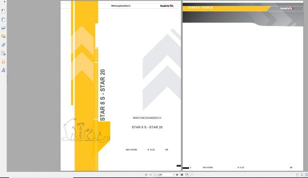 Haulotte Vertical Masts STAR 8S AE STAR 20 AE Maintenance Book 04.2021 DE 1
