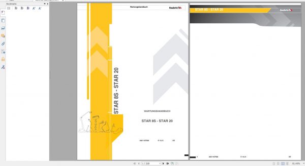 Haulotte Vertical Masts STAR 8S AE STAR 20 AE Maintenance Book 10.2021 DE 1