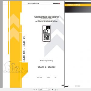 Haulotte Vertical Masts STAR 8S AE STAR 20 AE Operator Manual 10.2021 DE 1