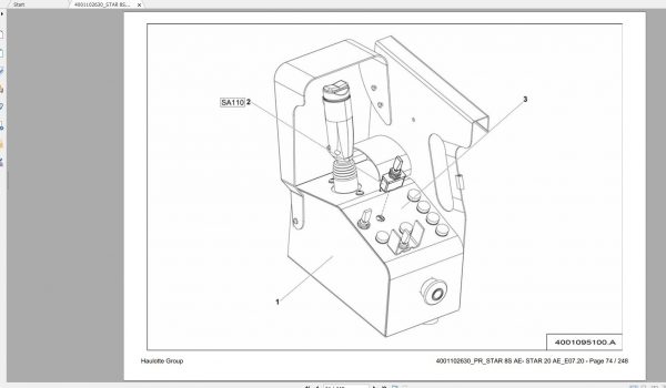 Haulotte Vertical Masts STAR 8S AE STAR 20 AE Spare Parts Catalog 07.2020 EN DE 2