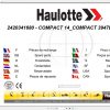 Haulotte Wheeled Scissor Lift COMPACT 14 COMPACT 3947E Spare Parts Catalog 09.2021 EN DE 1