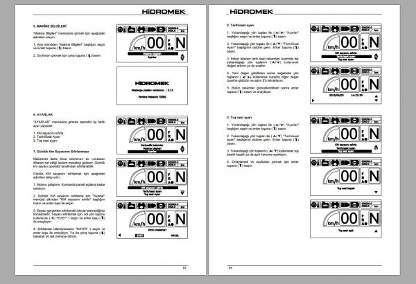 Hidromek Machinery 2021 PDF Operation and Maintenance Manual 3