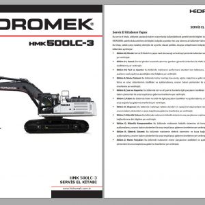 Hidromek Machinery 2021 PDF Service Manual Document 2