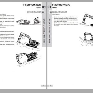 Hidromek Machinery 2021 PDF Service Manual Document 3
