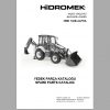 Hidromek Machinery 2021 PDF Spare Parts Catalogs 2