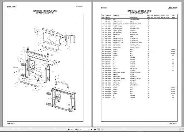 Hidromek Machinery 2021 PDF Spare Parts Catalogs 7